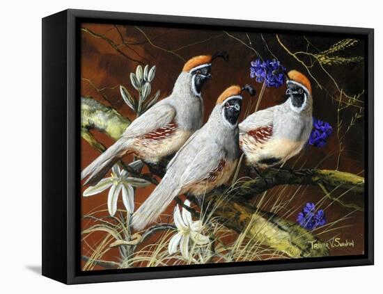 Among Spring Blooms-Trevor V. Swanson-Framed Premier Image Canvas