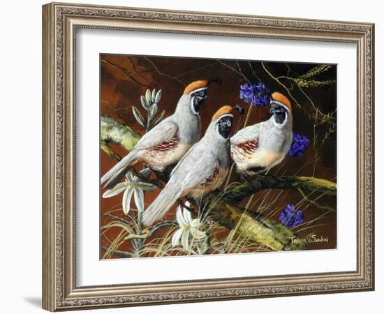 Among Spring Blooms-Trevor V. Swanson-Framed Giclee Print