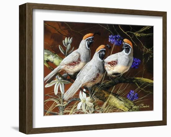 Among Spring Blooms-Trevor V. Swanson-Framed Giclee Print