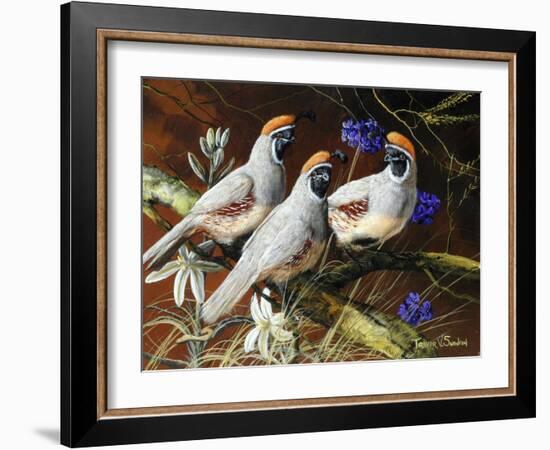 Among Spring Blooms-Trevor V. Swanson-Framed Giclee Print