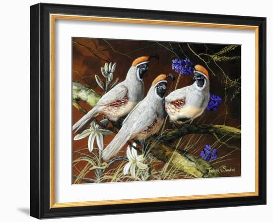 Among Spring Blooms-Trevor V. Swanson-Framed Giclee Print