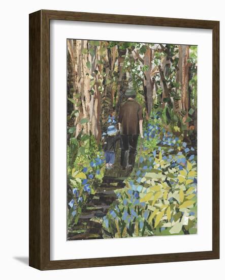 Among the Bluebells-Kirstie Adamson-Framed Giclee Print