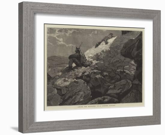 Among the Brigands, IV, a Robber Outpost-null-Framed Giclee Print