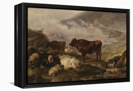 Among the Cumberland Mountains - Mist Clearing Off-Thomas Sidney Cooper-Framed Premier Image Canvas