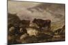 Among the Cumberland Mountains - Mist Clearing Off-Thomas Sidney Cooper-Mounted Giclee Print