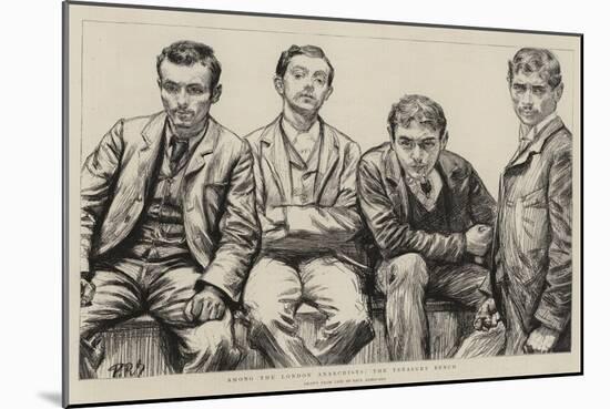 Among the London Anarchists, the Treasury Bench-Charles Paul Renouard-Mounted Giclee Print
