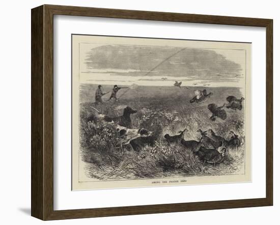 Among the Prairie Hens-Harrison William Weir-Framed Giclee Print