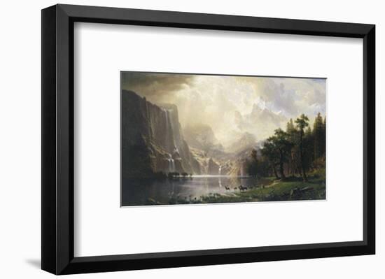 Among the Sierra Nevada, California, 1868-Albert Bierstadt-Framed Art Print