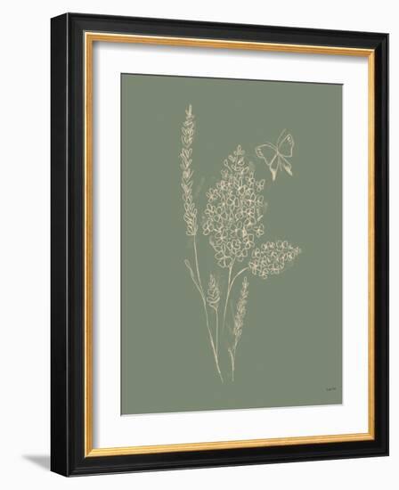 Among Wildflowers I Sage-Leah York-Framed Art Print
