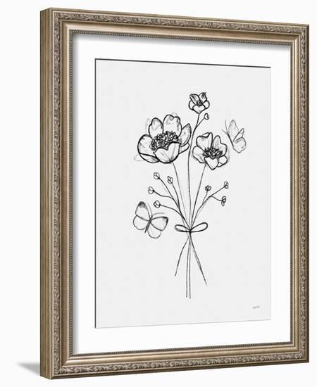 Among Wildflowers IV-Leah York-Framed Art Print