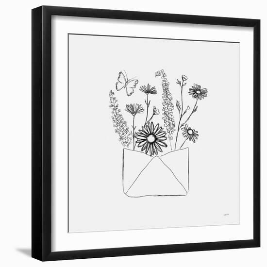 Among Wildflowers V-Leah York-Framed Art Print