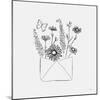 Among Wildflowers V-Leah York-Mounted Art Print