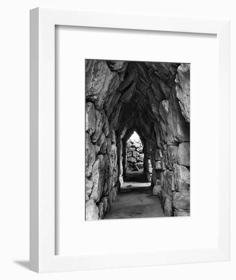 Amongst the Ruins of Tirynth, Greece, 1937-Martin Hurlimann-Framed Giclee Print