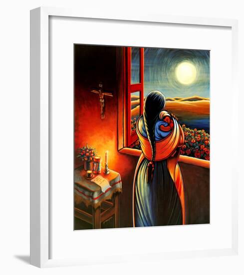 Amor a Todas Horas-Simon Silva-Framed Art Print