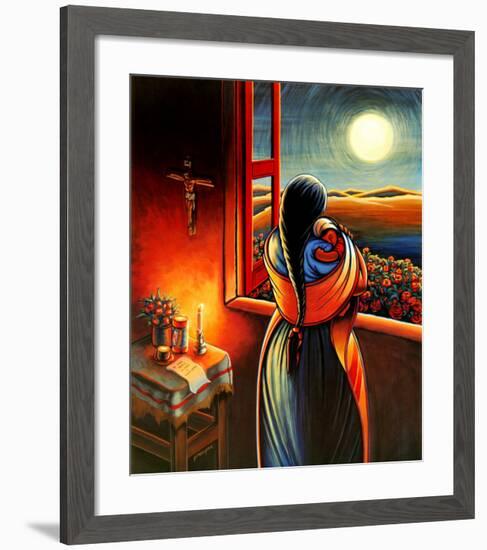 Amor a Todas Horas-Simon Silva-Framed Art Print