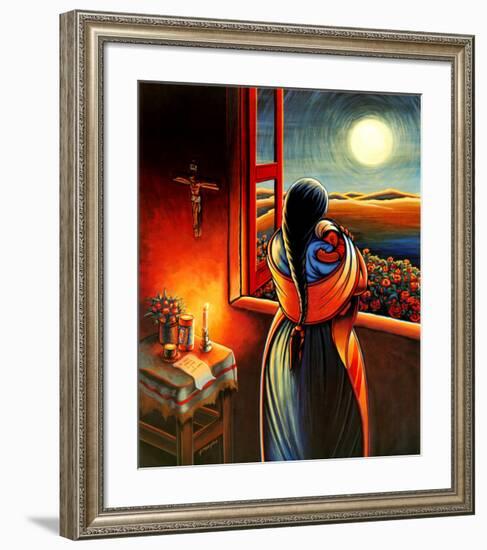 Amor a Todas Horas-Simon Silva-Framed Art Print