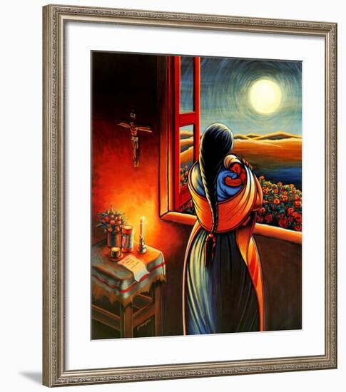 Amor a Todas Horas-Simon Silva-Framed Art Print