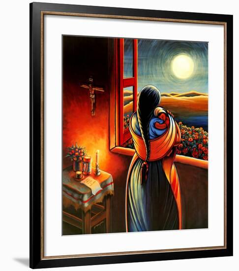 Amor a Todas Horas-Simon Silva-Framed Art Print