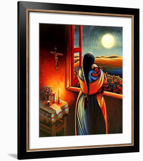 Amor a Todas Horas-Simon Silva-Framed Art Print