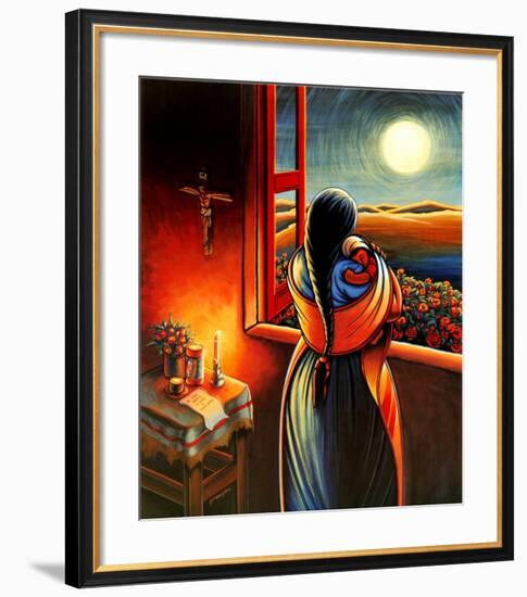 Amor a Todas Horas-Simon Silva-Framed Art Print