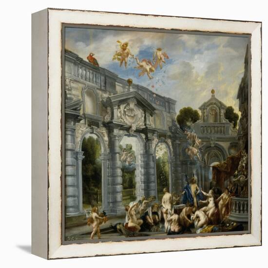 Amor and Psyche-Jacob Jordaens-Framed Premier Image Canvas