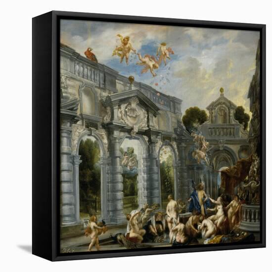 Amor and Psyche-Jacob Jordaens-Framed Premier Image Canvas