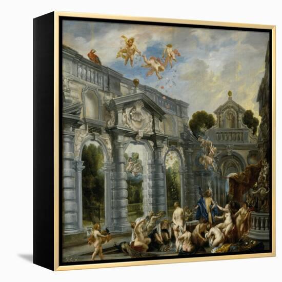 Amor and Psyche-Jacob Jordaens-Framed Premier Image Canvas