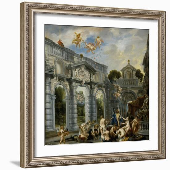 Amor and Psyche-Jacob Jordaens-Framed Giclee Print