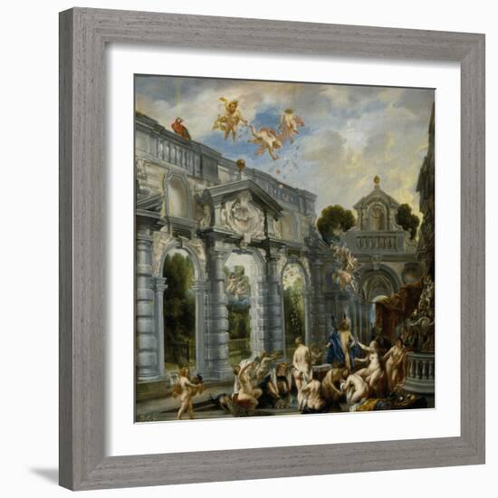 Amor and Psyche-Jacob Jordaens-Framed Giclee Print