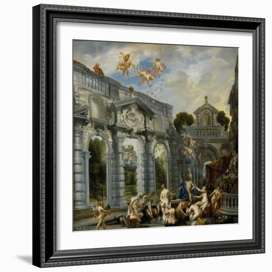 Amor and Psyche-Jacob Jordaens-Framed Giclee Print