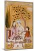 Amorous Couple and a Servant, 1696-Mu'in Musavvir-Mounted Giclee Print