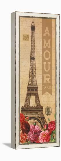 Amour Paris-N. Harbick-Framed Stretched Canvas