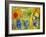 Amoureux de Vence-Marc Chagall-Framed Art Print