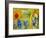 Amoureux de Vence-Marc Chagall-Framed Art Print