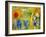 Amoureux de Vence-Marc Chagall-Framed Art Print