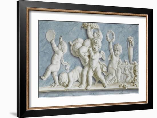 Amours et attributs avec des roses-Piat Joseph Sauvage-Framed Giclee Print