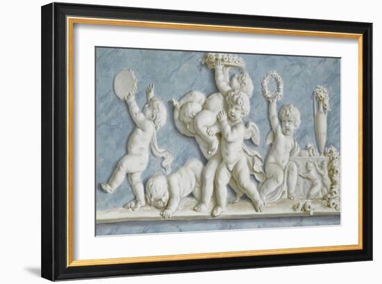 Amours et attributs avec des roses-Piat Joseph Sauvage-Framed Giclee Print