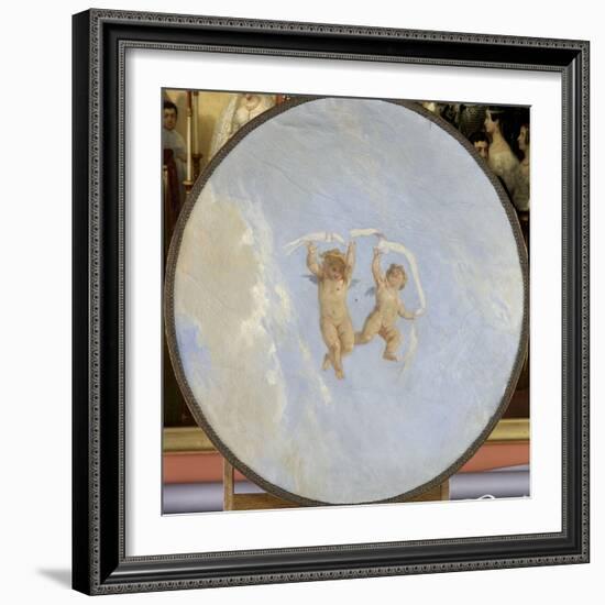 Amours-Adolphe Yvon-Framed Giclee Print