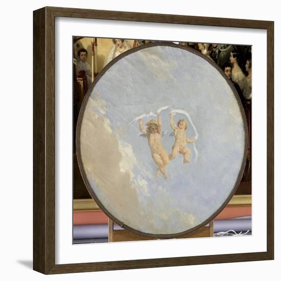 Amours-Adolphe Yvon-Framed Giclee Print