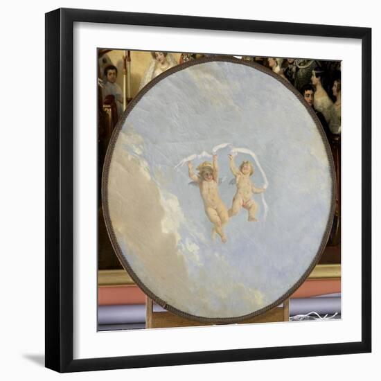 Amours-Adolphe Yvon-Framed Giclee Print