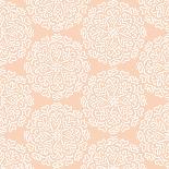 Geometric Background in Shades of Lilac-amovita-Art Print