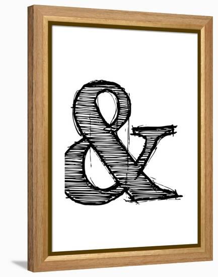 Ampersand 1-NaxArt-Framed Stretched Canvas