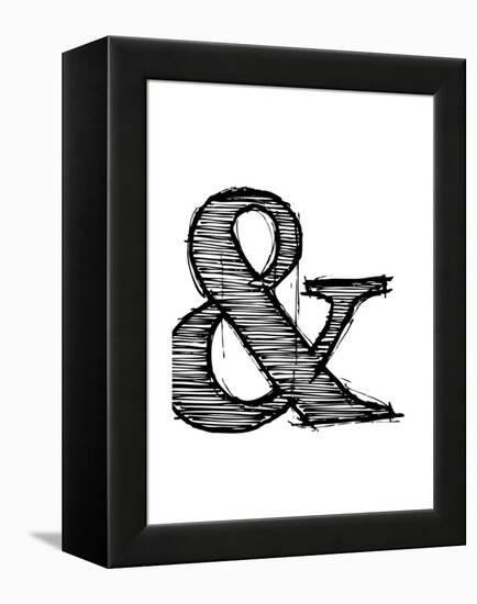 Ampersand 1-NaxArt-Framed Stretched Canvas