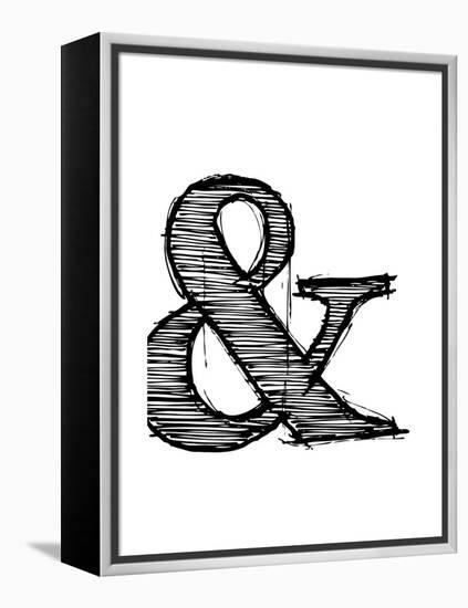 Ampersand 1-NaxArt-Framed Stretched Canvas