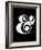 Ampersand Black-NaxArt-Framed Art Print