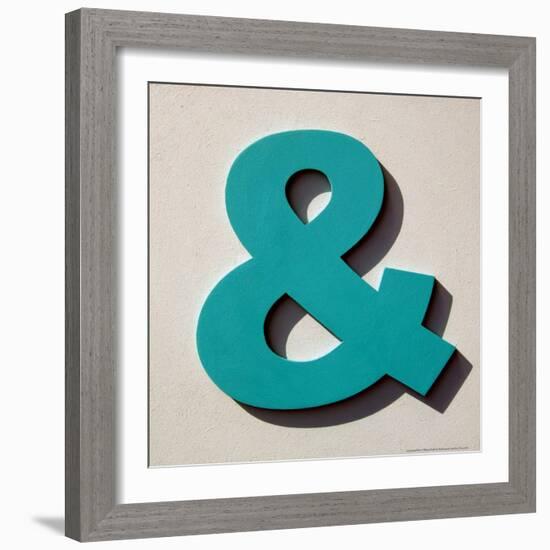 Ampersand Blue-Philip Sheffield-Framed Giclee Print