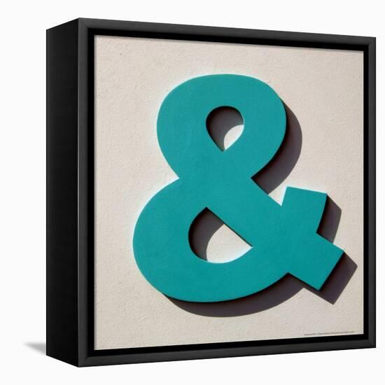 Ampersand Blue-Philip Sheffield-Framed Premier Image Canvas