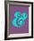 Ampersand Purple and Blue-NaxArt-Framed Art Print