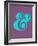 Ampersand Purple and Blue-NaxArt-Framed Art Print