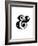 Ampersand White-NaxArt-Framed Premium Giclee Print